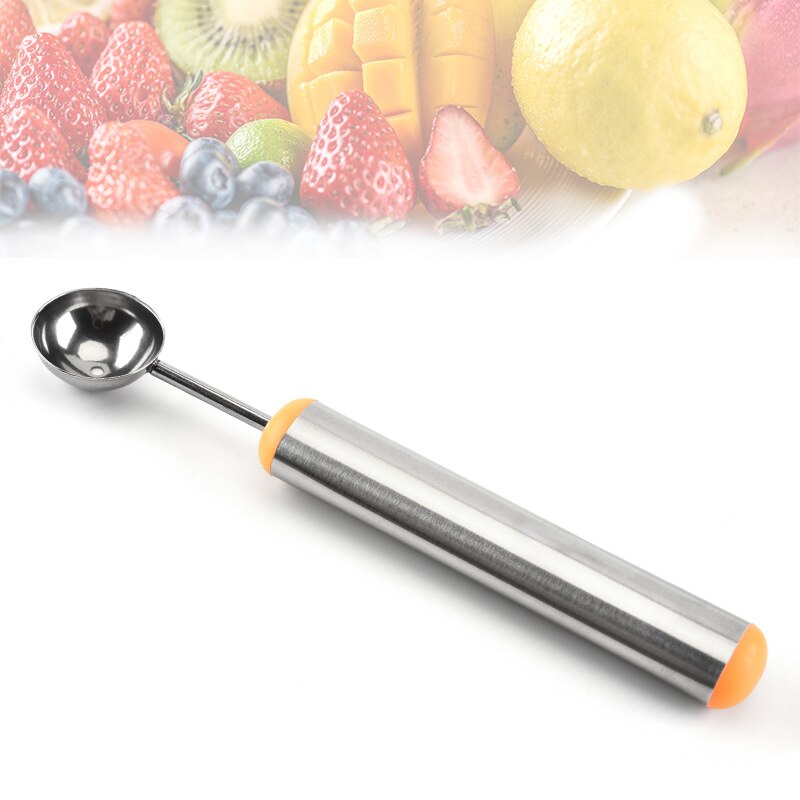 Stainless steel fruit scooping spoon platter tool fruit scoop scooping device kitchen tools