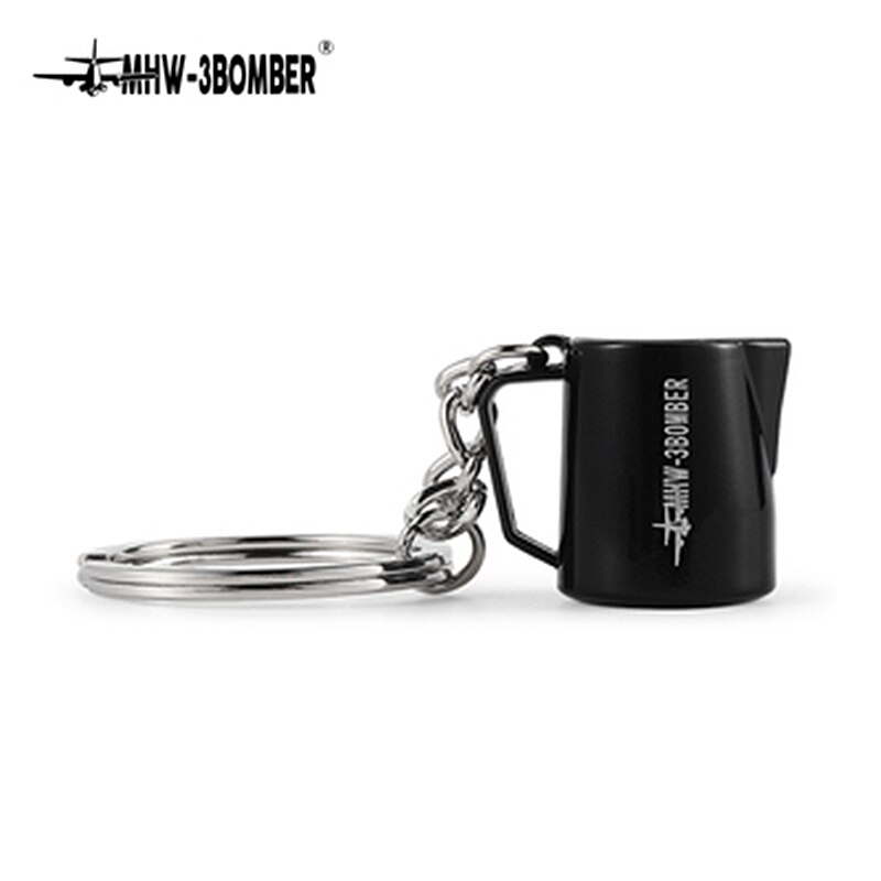 Brelok robić kawy Latte Puchar różowy młotek bez dna uchwyt ekskluzywny mały wisiorek: D