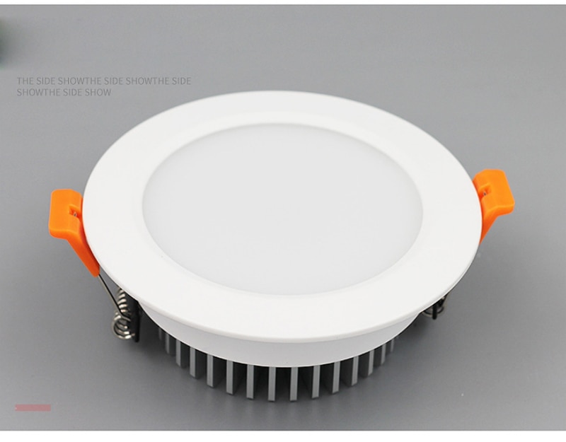Super Bright Led downlight Spot Light 9w Indoor Lighting 5w 7w 12w Ceiling downlight bulb lamp Recessed Spot light white body
