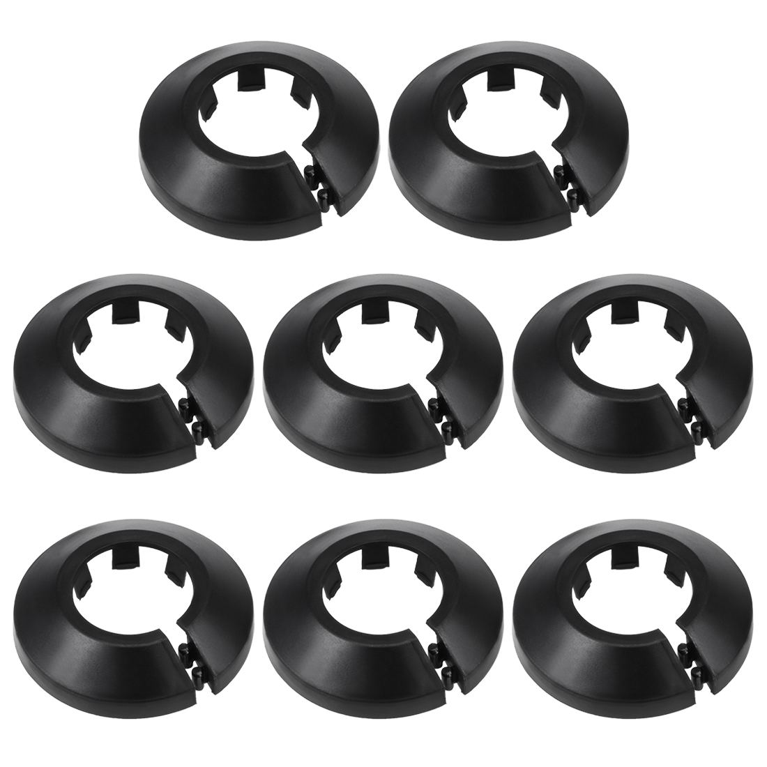 8 Uds 12mm-50mm cubierta de tubería de agua decoración de Collar de tubo PP cubiertas de tubo de escudo de radiador para válvulas angulares accesorios de grifo