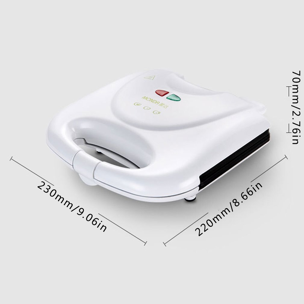 Household Double-Sided Mini Bread Machine Triangle Plate Bake Fried Egg Barbecue Breakfast Machine