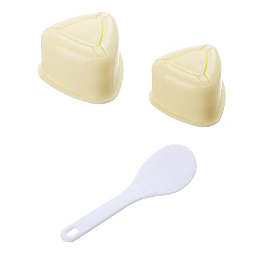 DIY Sushi Mold Onigiri Rice Ball Food Press Triangular Sushi Maker Mold Japanese Home Kitchen Bento Accessories Tools: Green