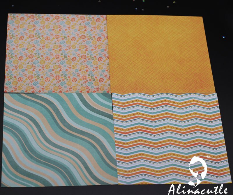 AlinaCraft 24 sheets 6"X6" patterned paper tropic allair Scrapbooking paper pack handmade craft paper craft Background pad