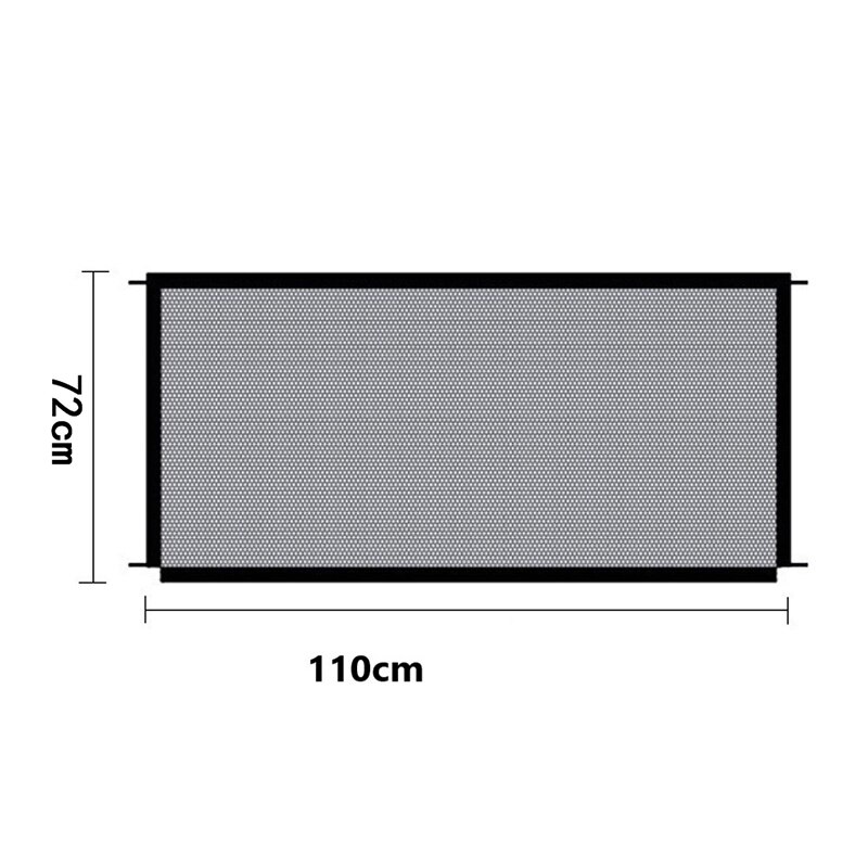Valla de red para mascotas, barrera para perros, valla de seguridad aislada para mascotas, puerta de escaleras, corralito de malla transpirable plegable para perros: A Normal