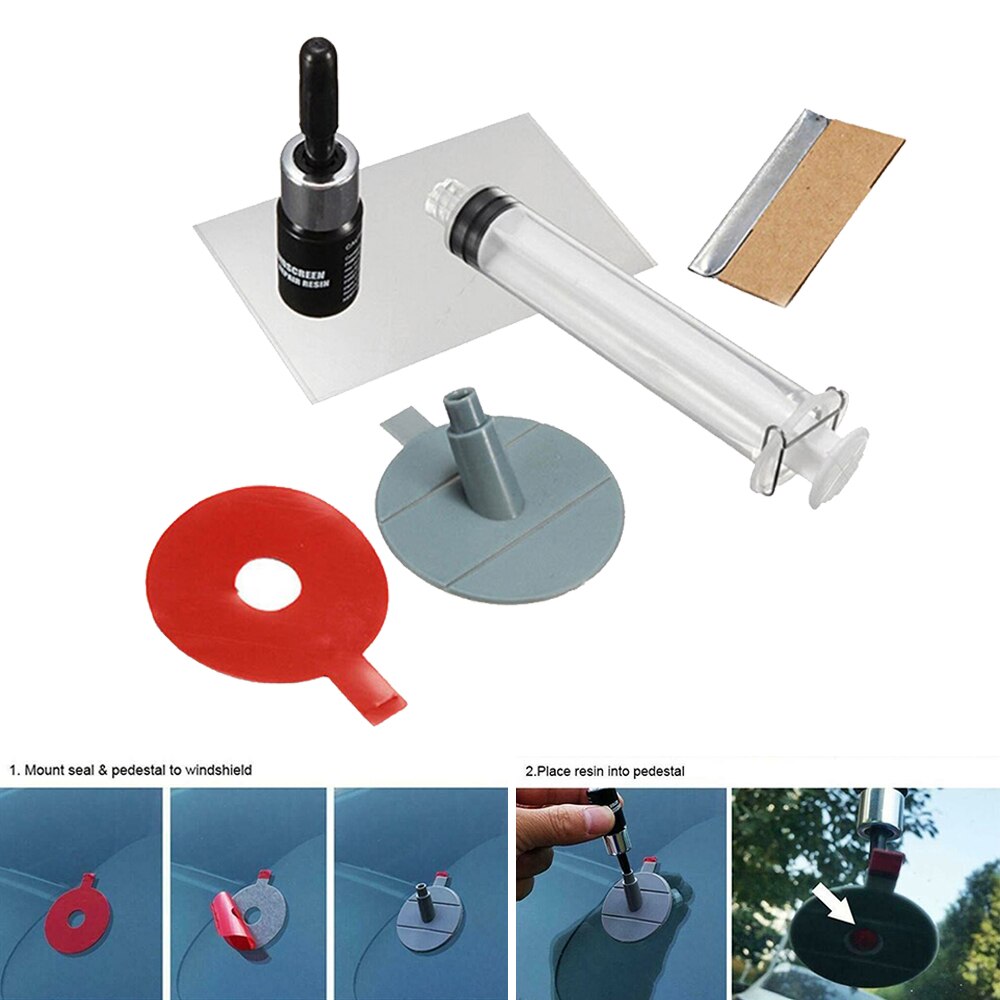 10ml Car Window Glass Crack Chip Repair Automotive Glass Nano Repair Fluid Tool Kit/set Universal Protection Accessories