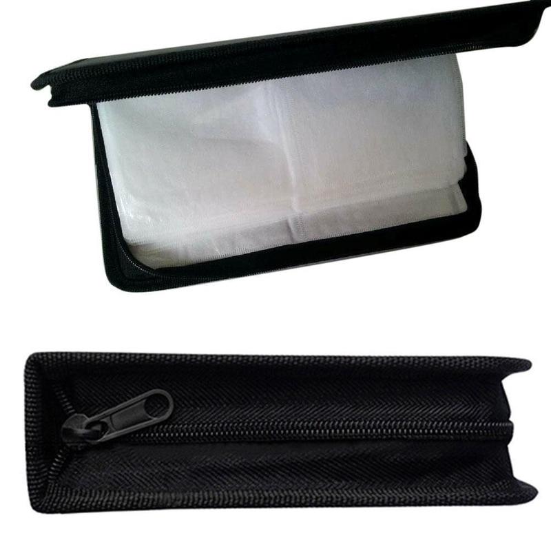 80 pudełko na płytę DVD PU DVD przechowywanie Organizer na CD torba robić noszenia uchwyt robić przechowywania skórzany futerał portfel pudełko typu Organizer robić VCD O7F0