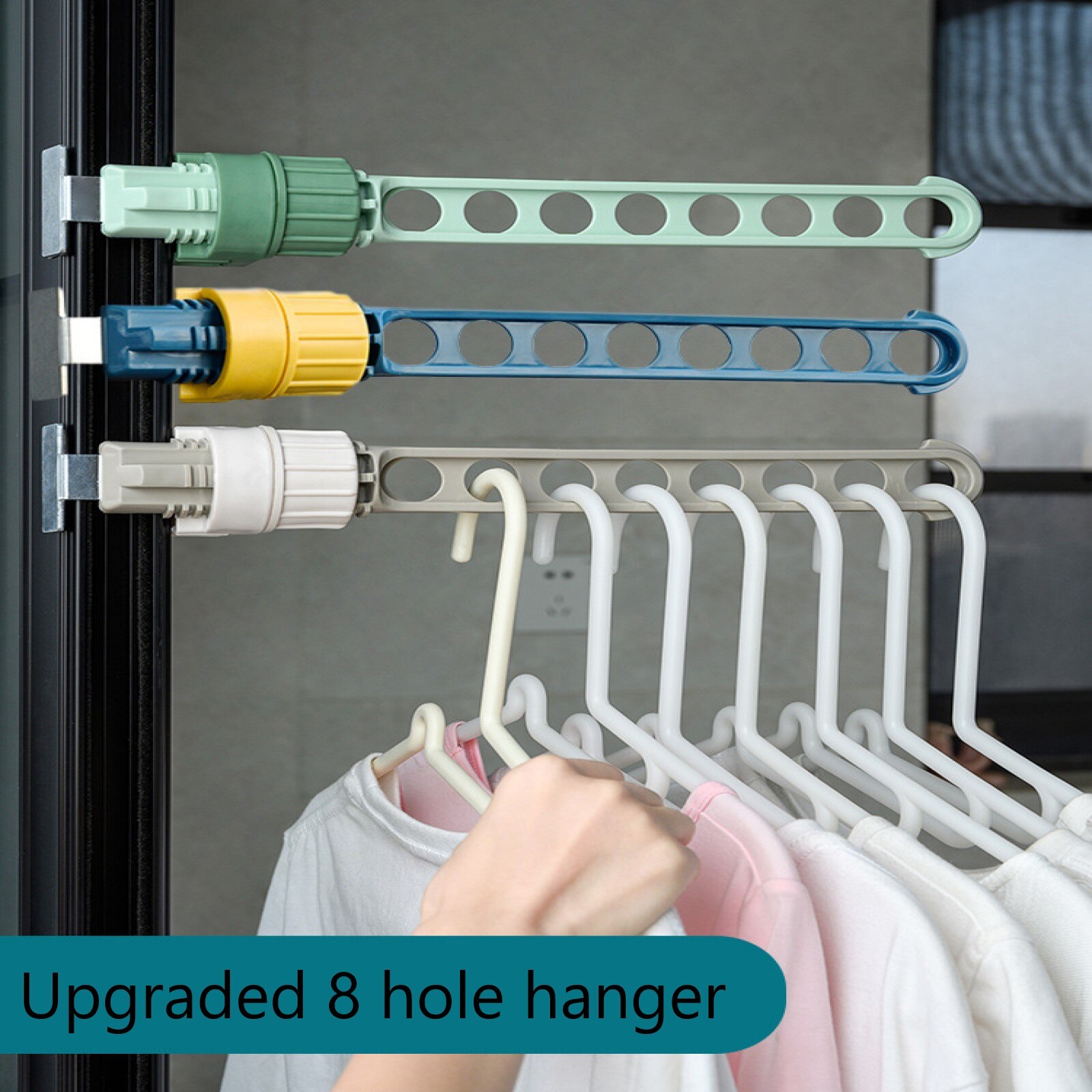 Portable Clothes Rack Clothes Racks For Hanging Clothes Plastic Laundry Clip And Drip Drying Hanger For Socks, Bras, Clothes