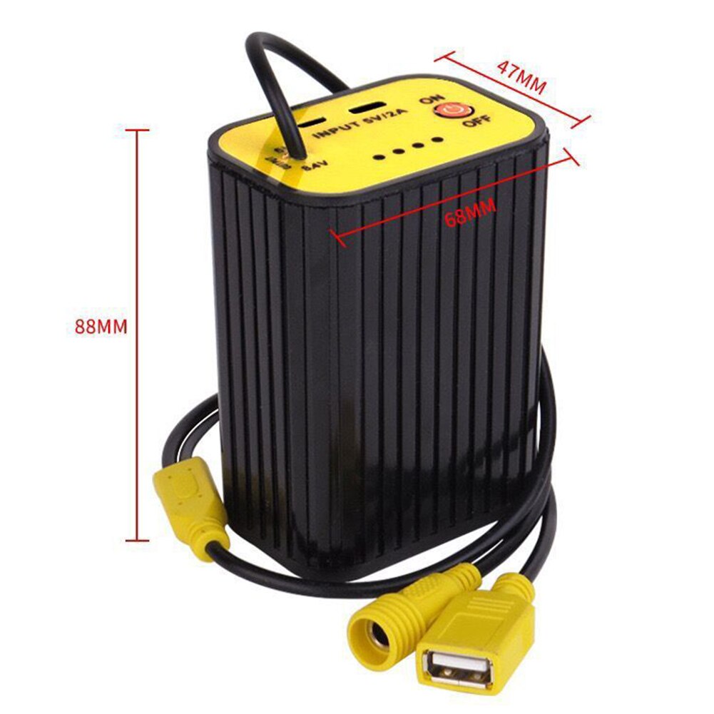 Battery Box 18650 With Switch And Cover Battery Holder 6 8.4v Usb 5v Output Support Charging Box Mobile Power