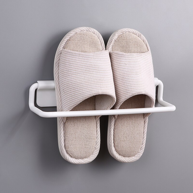 Self-adhesive plastic towel holder bathroom shelf ... – Vicedeal