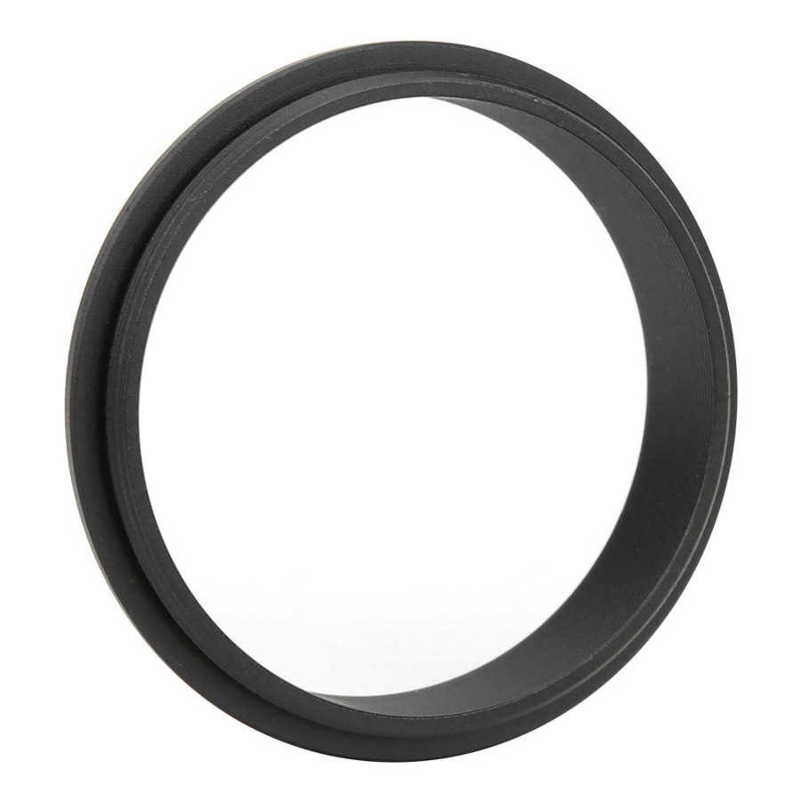 Adaptador macho a macho de M48-M48 de , anillo de aleación de aluminio negro, Paso de rosca de 48mm, accesorio de 0,75mm