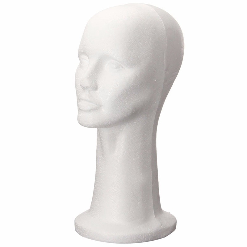 Styromousse mousse tête chapeau affichage modèle Mannequin perruque lunettes