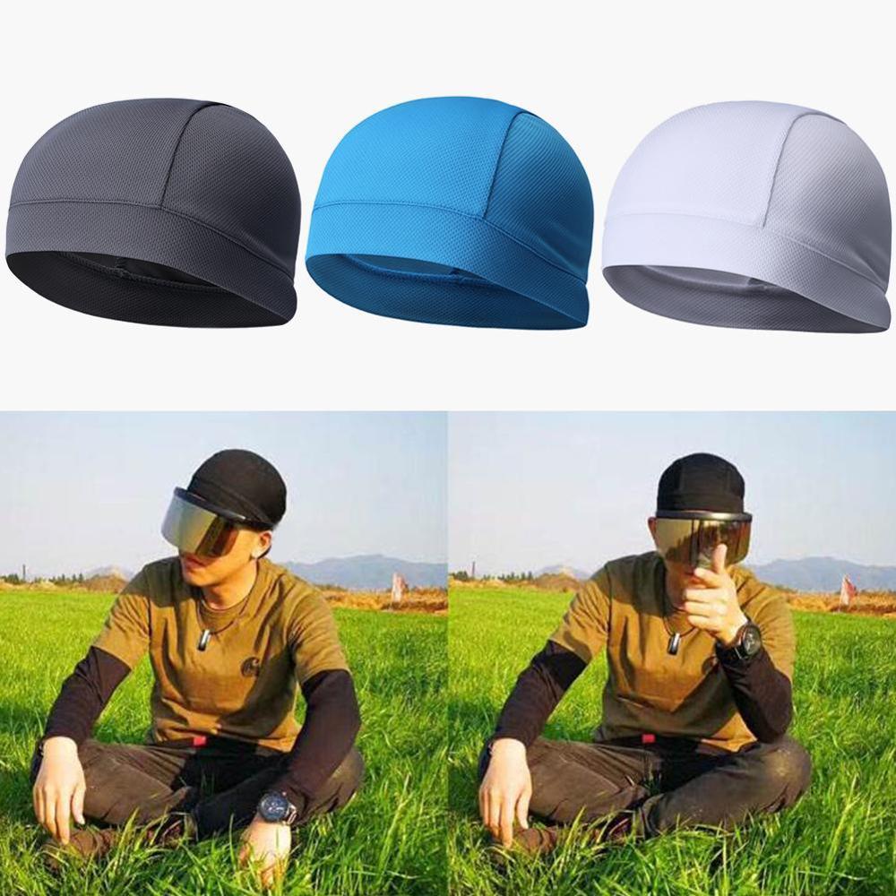 Sombrero de secado rápido para ciclismo, gorra de calavera para moto de hombre, gorra para deportes al aire libre para ciclismo, Calavera