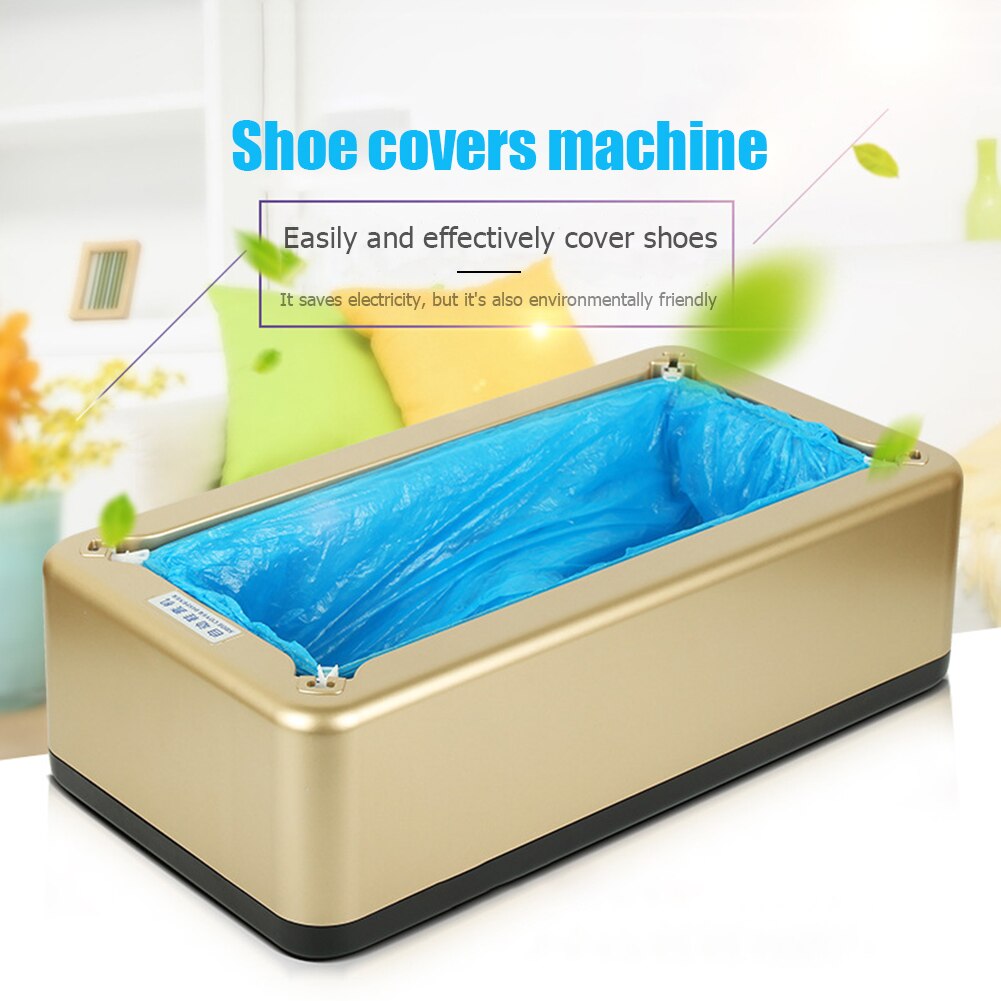 Automatic Shoe Cover Dispenser Smart Household Stepping Disposable Foot Cover Machine Shoe Film Device With Shoe Cover