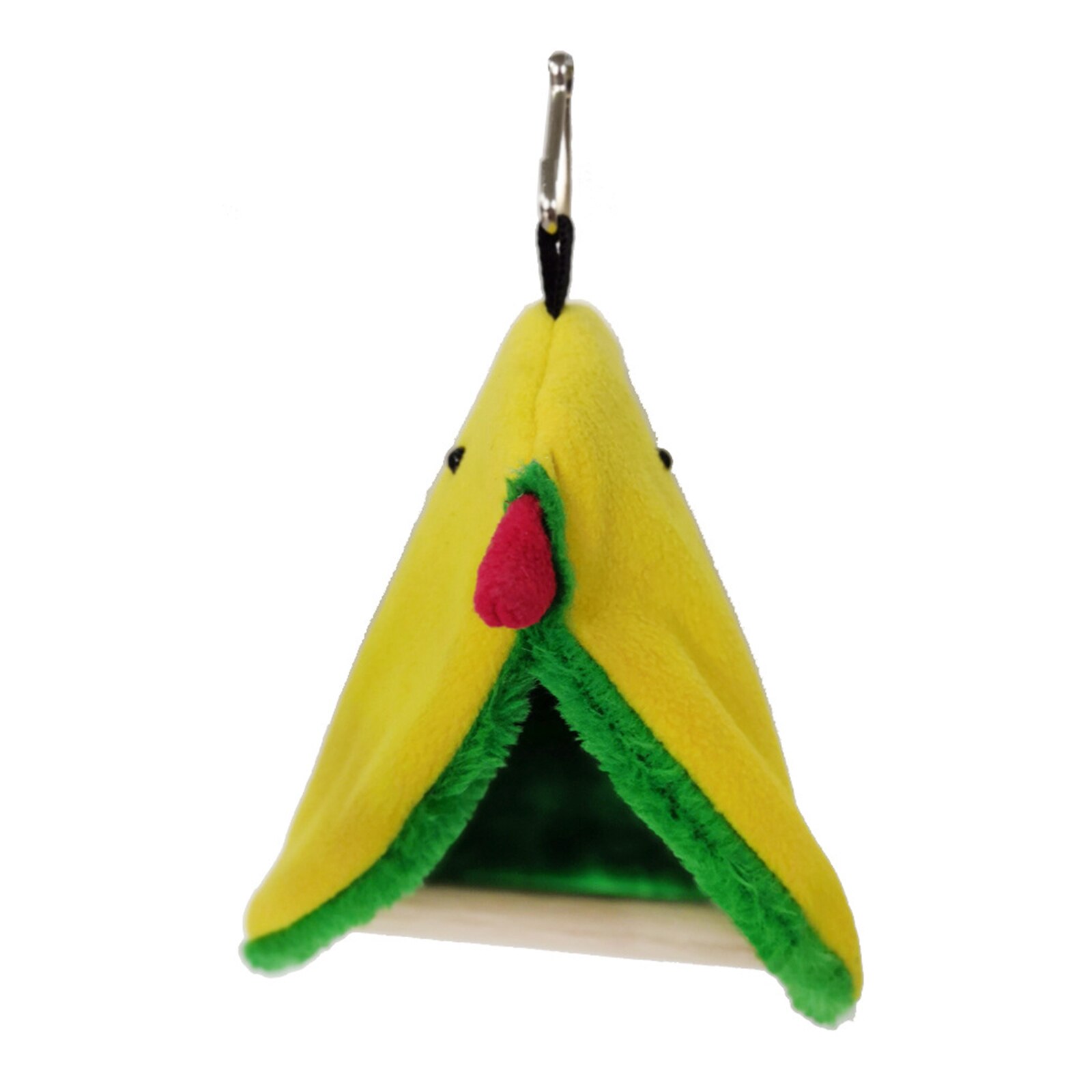 Soft Plush Bird Parrot Hammock Warm Hanging Bed For Pet Square Bird Parrot Nest Cave Cage Hut Tent Toy House for Small Animal