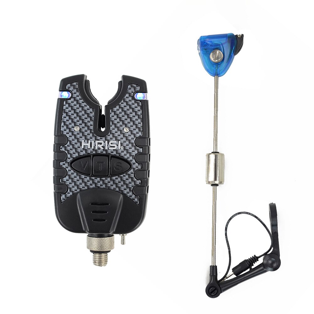 Alarmas de mordedura de pesca de carpa e iluminado LED Swinger Color azul juego de alarma para pesca de carpa: set of 1