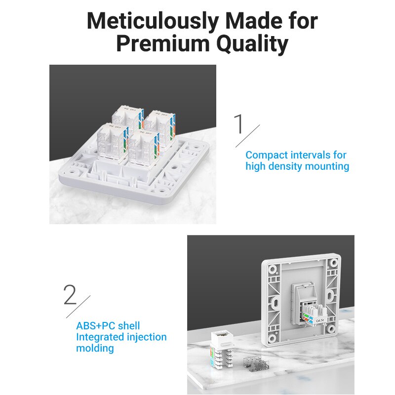 Cat7 Ethernet Connector CAT6/CAT5e RJ45 Modular Ethernet Cable Head Plug Gold-plated Cat 7 Shield Network Connector for Lan Cabl