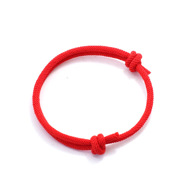 Nueva pulsera de cuerda ajustable hecha a mano para hombre, pulsera de relación de cuerda fina de 4mm, para él, Brazalete de hilo de la suerte, Pulseira: Verde oscuro