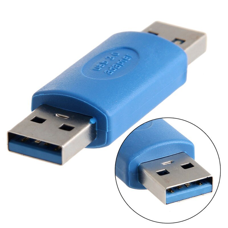 USB Type A Male To Male Connector Plug Adapter USB 3.0 Converter USB 3.0 A Male To A Male M-M Coupler Adapter