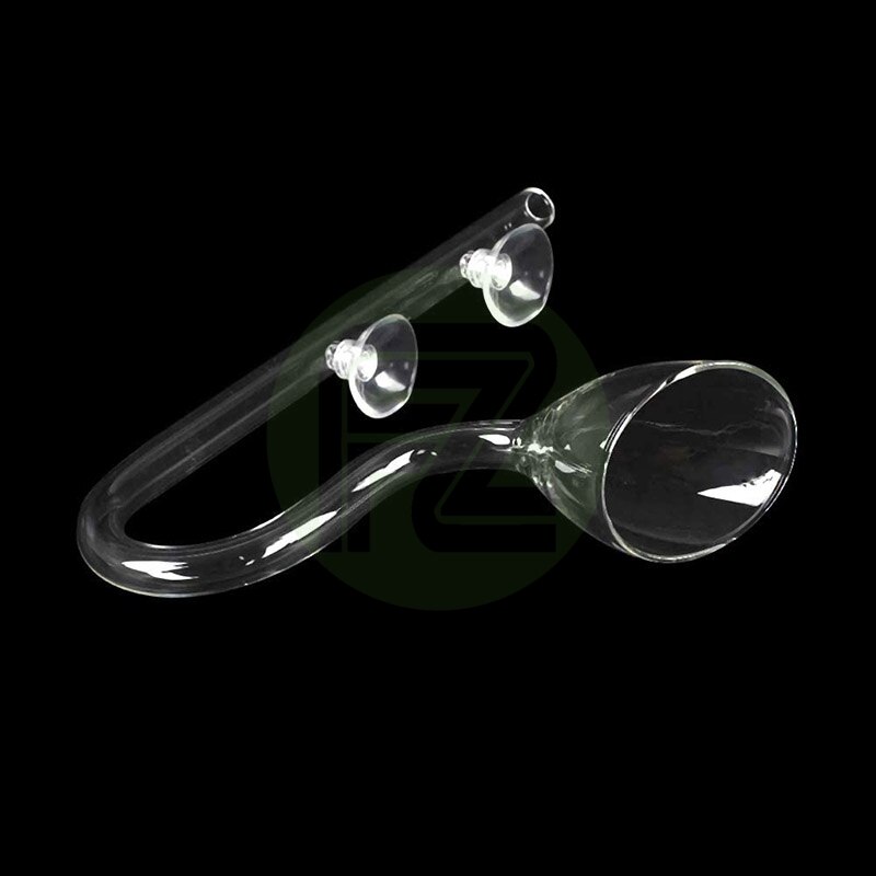 Aquarium Filter Pipes Clear Glass Lily Inflow Surface Skimmer Outflow Set In&Outflow For Filter System