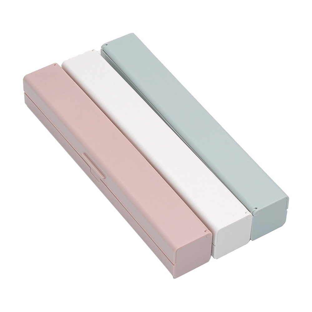 Plastic Wrap Dispenser with Cutter Refillable Cling Film Dispenser Kitchen Aluminum Foil/Foil Wax Paper Practical Cutting Tool