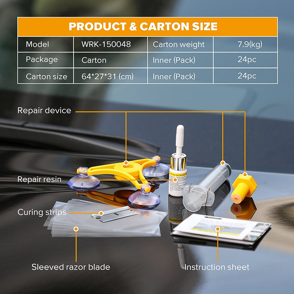 Voorruit Reparatie Kits Diy Autoruit Reparatie Tools Glas Kras Voorruit Crack Herstellen Venster Scherm Polijsten Auto-Styling