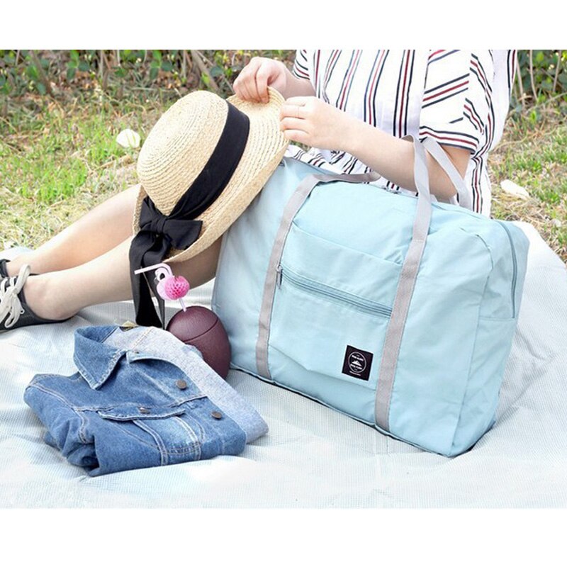 Neue Falten Reisetaschen Hand Gepäck Für Männer Und Frauen Duffle Tasche Tragbare Gepäck Lagerung Kleidung Taschen