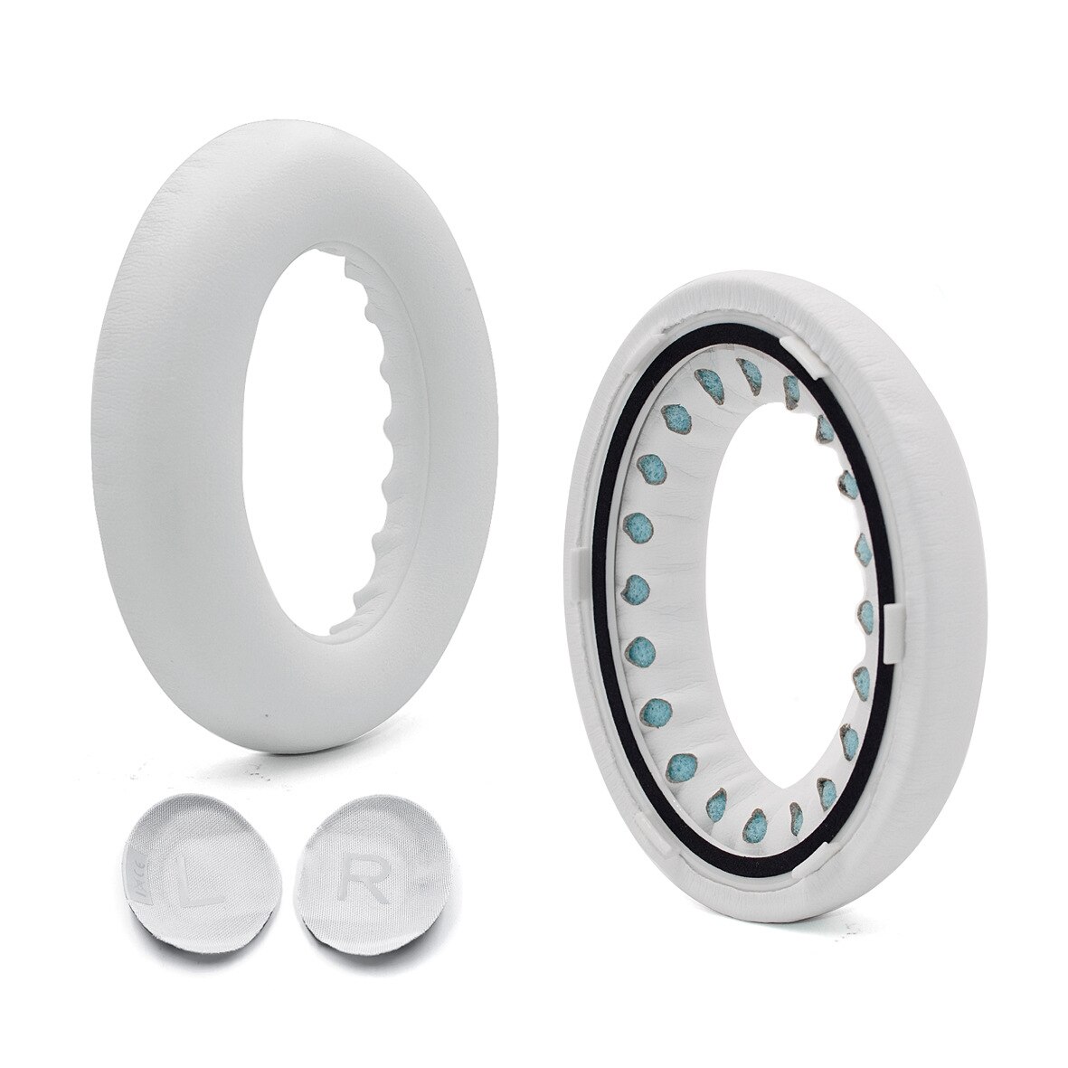 Vervanging Oorkussens Voor Bose 700 NC700 Hoofdtelefoon Memory Foam Oorkussens Oordopjes Headset Eiwit Lederen: WHITE