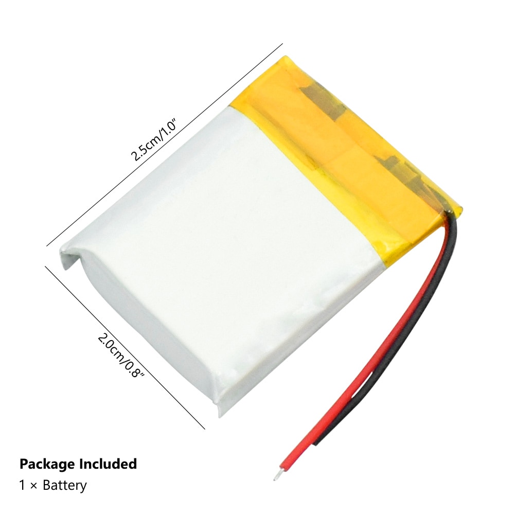 Lithium Li-Po Polymeer Oplaadbare Batterij 502025 3.7V 200mAh Li-Ion Batterij Vervanging li-ion Lipo cellen Voor MP3 MP4 speelgoed