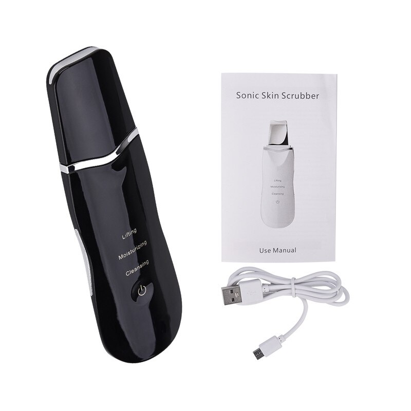 Ultrasons Ion visage nettoyage peau épurateur visage nettoyant peau Peeling points noirs enlèvement pores nettoyant visage peau blanchissant ascenseur