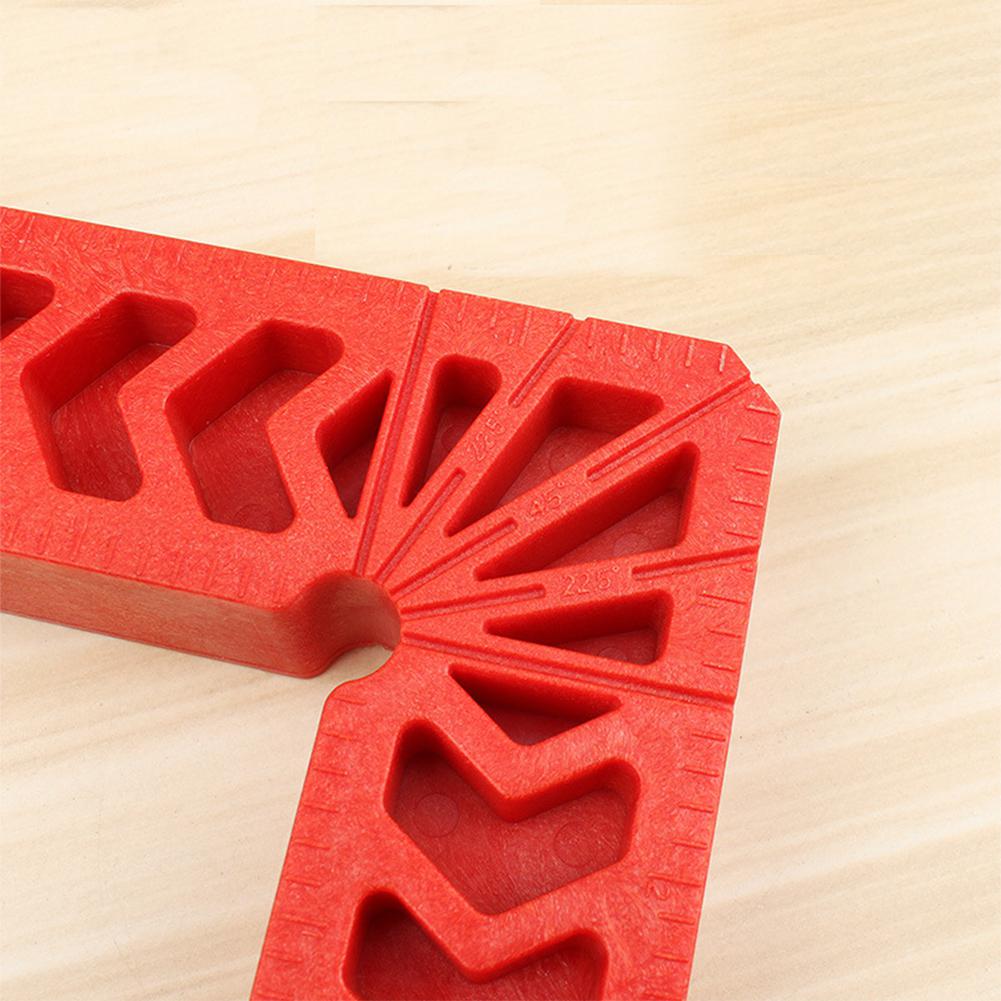 Right Angle Ruler Locator Positioning Block Fixed Clamp Measuring Woodworking Tool