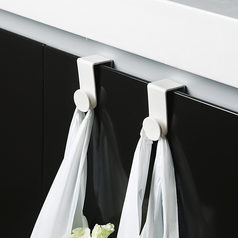 2Pcs Nahtlose Tragbaren Schrank Tür Haken für Haus Küche Badezimmer Kostenloser Stanzen Haken Multi-Funktionale Japanischen Stil