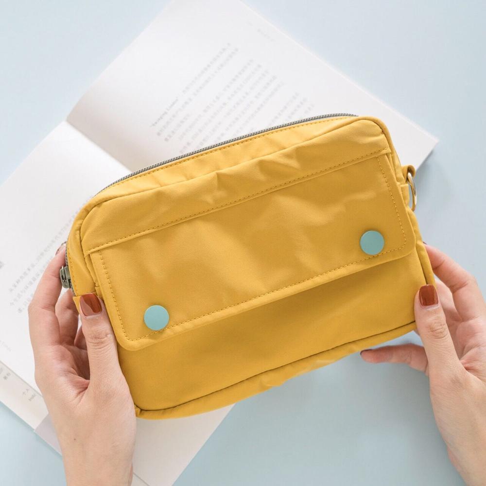 Minkys Eenvoudige Serie Grote Capaciteit Pencilcase Potlood Tas Desktop Opbergtas Waterdichte Potlood Pouch Kawaii School Stationery