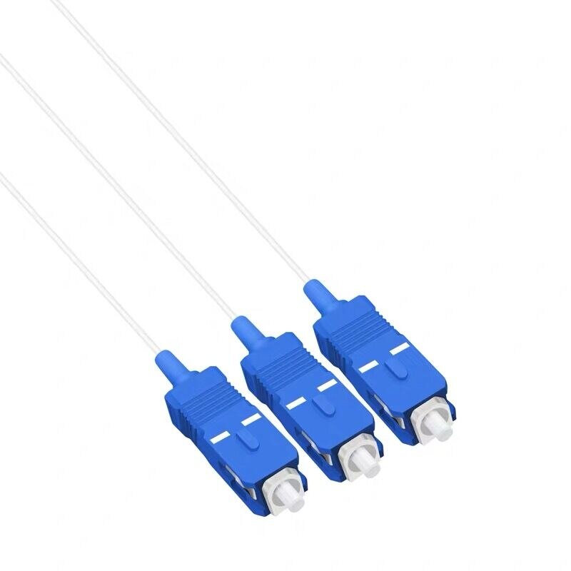 5 teile/los Fiber Optical PLC Splitter SC 1: 2 Mini stahl rohr typ 1x2 0,9mm Faser Opitc Splitter SC/UPC Stecker