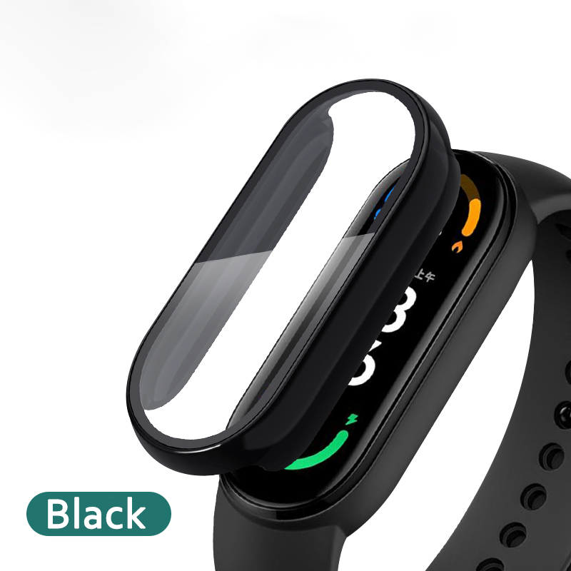 Funda protectora de pantalla para Xiaomi Mi band 5, 6 y 4, funda protectora de cobertura completa, accesorios para Mi band 6 y 4