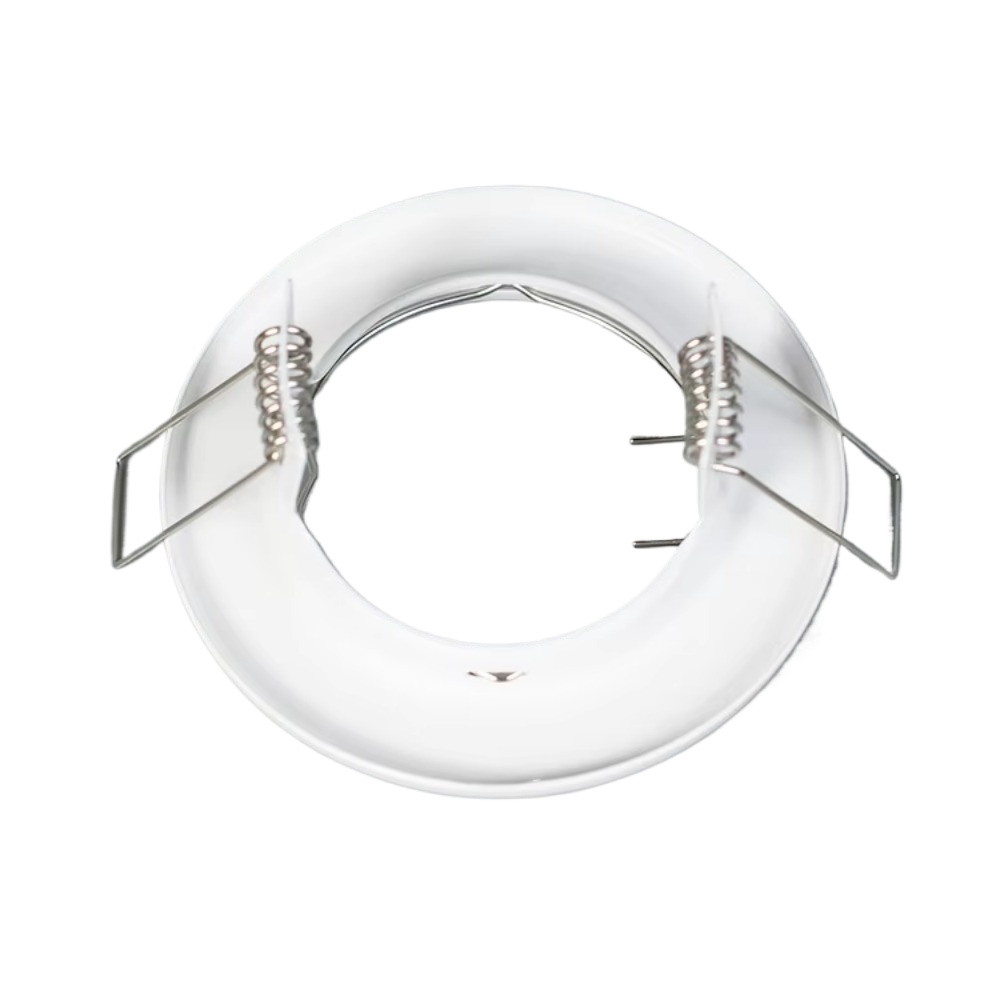 2/4/10 stk. metal hvid/sort  gu10- rammet indbygget belysningsarmatur med fast spotlighthus, moderne aluminiumslegering