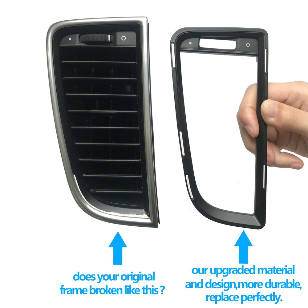 Interior do carro console dianteiro ar condicionado traseiro ac ventilação grille exterior quadro painel guarnição para porsche panamera 2010-2016