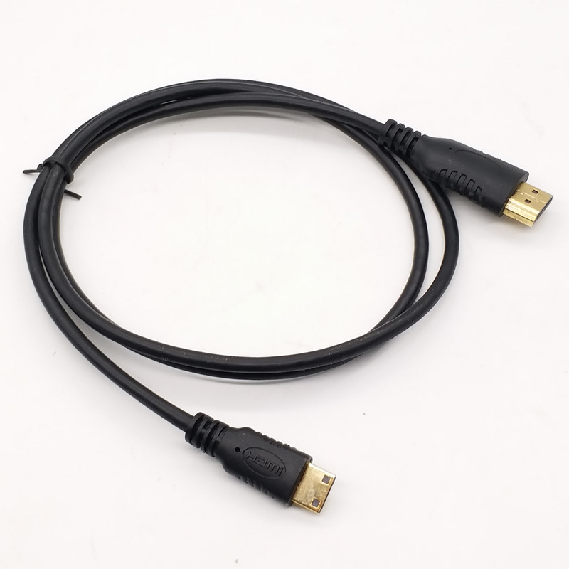 Mini HDMI a HDMI Cable de conexión HDTV estándar para cámara TV Adaptador HDMI 0,5 M 1 M 1,5 M 3 M
