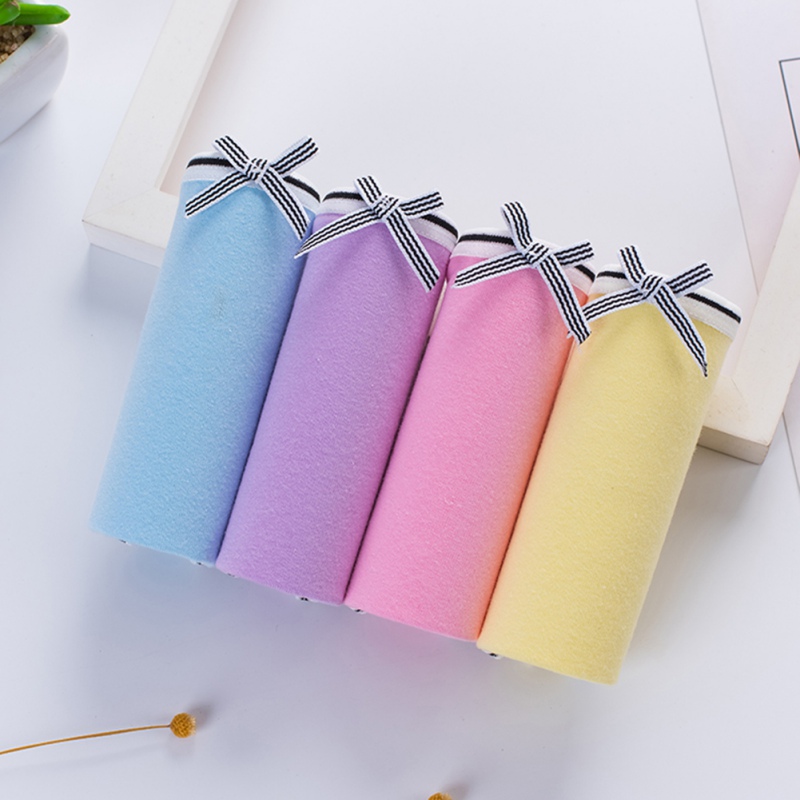 Mädchen Unterhose Japanischen Mädchen Süssigkeit Farbe Mitte-taille Einfarbig Baumwolle Schüler Damen Slip