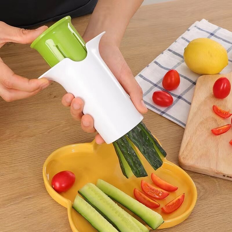 Gurke Schneidemaschine Handbuch schneiden Rettich Fritten Französisch Fritten Schneidemaschine Muster Gemüse Cutter Pro Küche Werkzeug Zubehör Spielereien