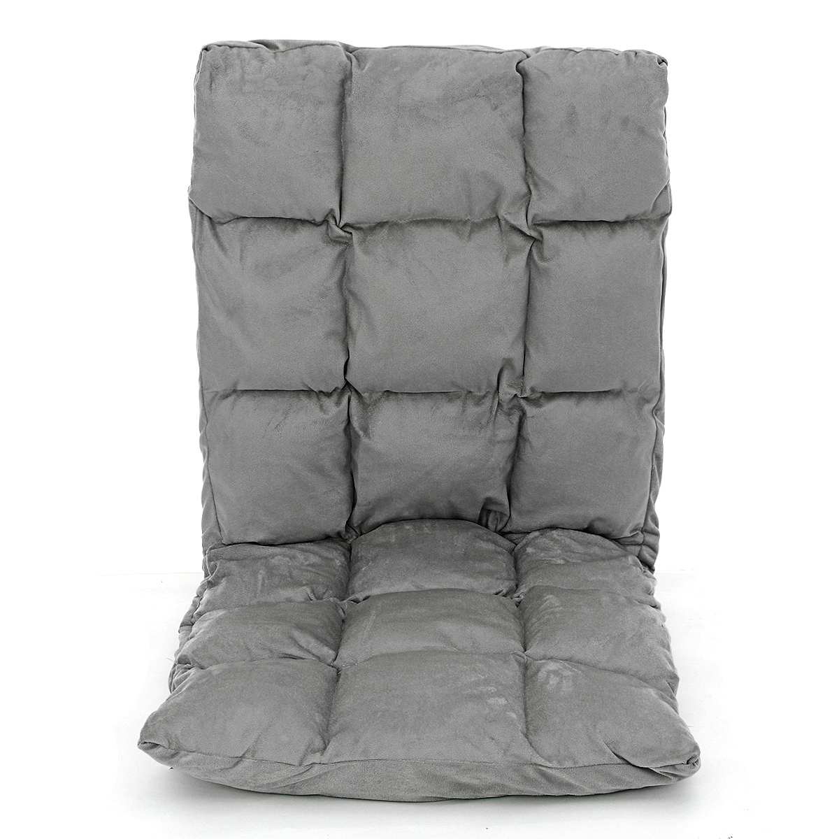 Tatami Bedroom Chair Floor Home Decor Small Foldable Lazy Sofa Chair For Reading 52x55x55CM: Dark Grey