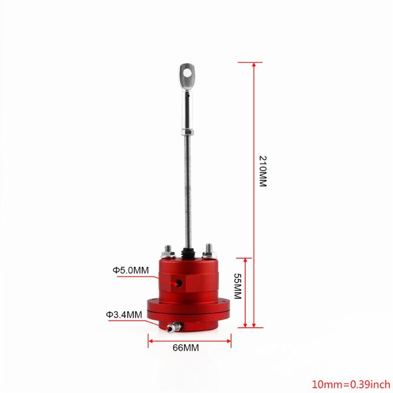 Turbo wastegate atuador kit haste interna liga de alumínio universal