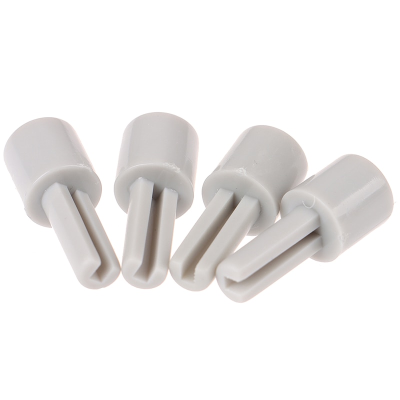 2/4pcs Mixer Potentiometer Lengthening Shaft Grey Plastic Extension Shaft