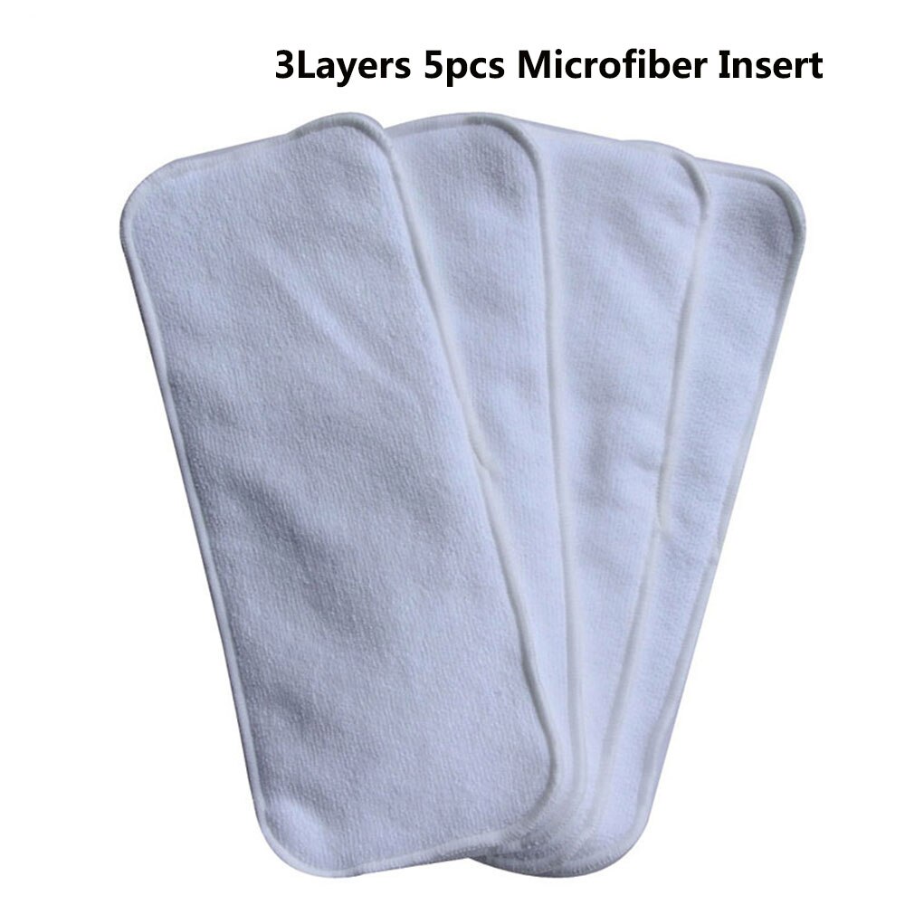 Ohbabyka Herbruikbare Luiers Bamboe Luiers Wasbare Doek Luier Inserts Babyverzorging: microfiber BF023