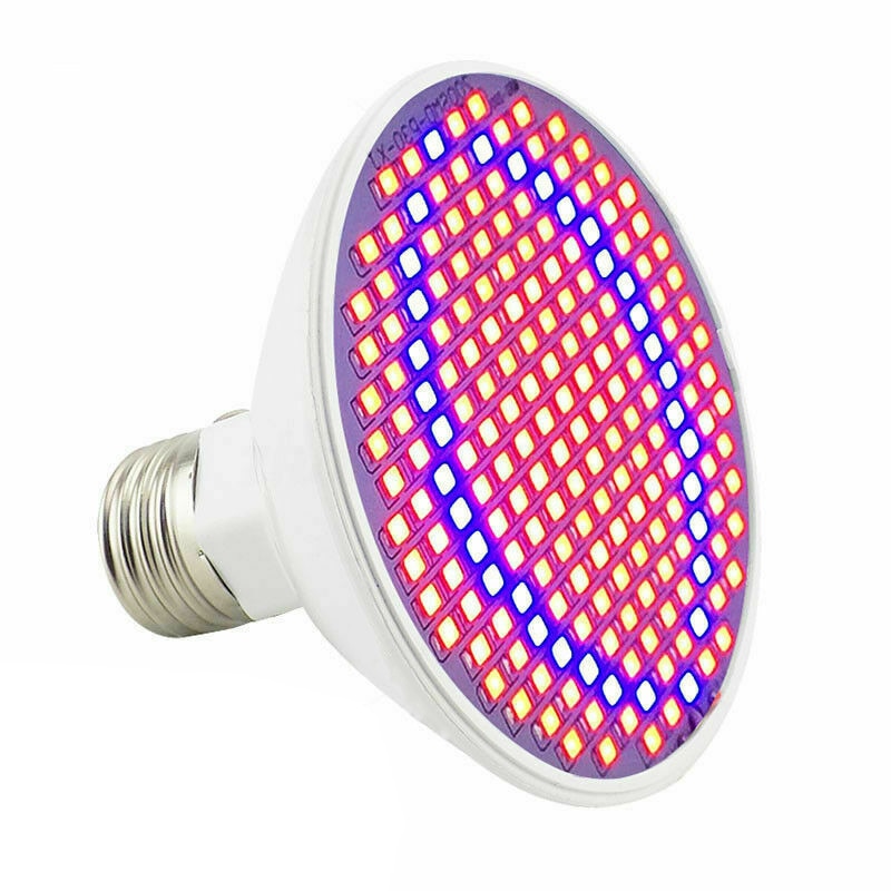 E27 200 Led Plant Licht Groeien Lamp Bloemzaden Gg Lampjes Hydrocultuur: Default Title