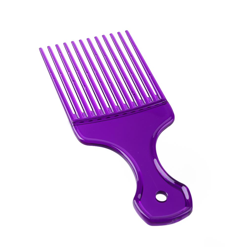 Dientes anchos Afro pelo peine tenedor Unisex estilo de pelo rizado masaje peluquería insertar cepillo de pelo herramienta de estilismo