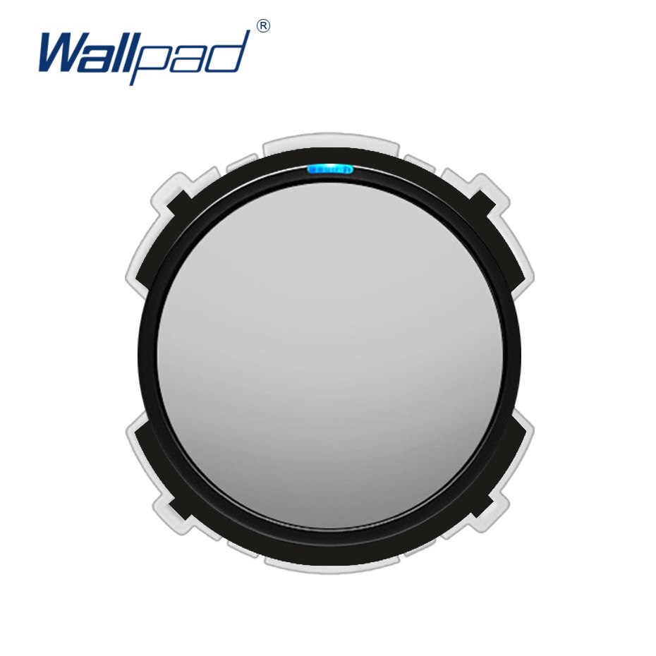 Wallpad 1 Gang 1 Way Wall Light Switch LED Indicator Function Key Only Free Combination: Gray