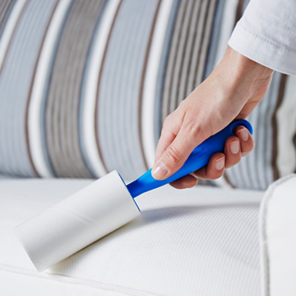 Paper Roll Clothes Hair Remover Sticky Hair Roller Sticky Paper Portable Clothing Dusting Sticker Hair Roller Cleaning Brush