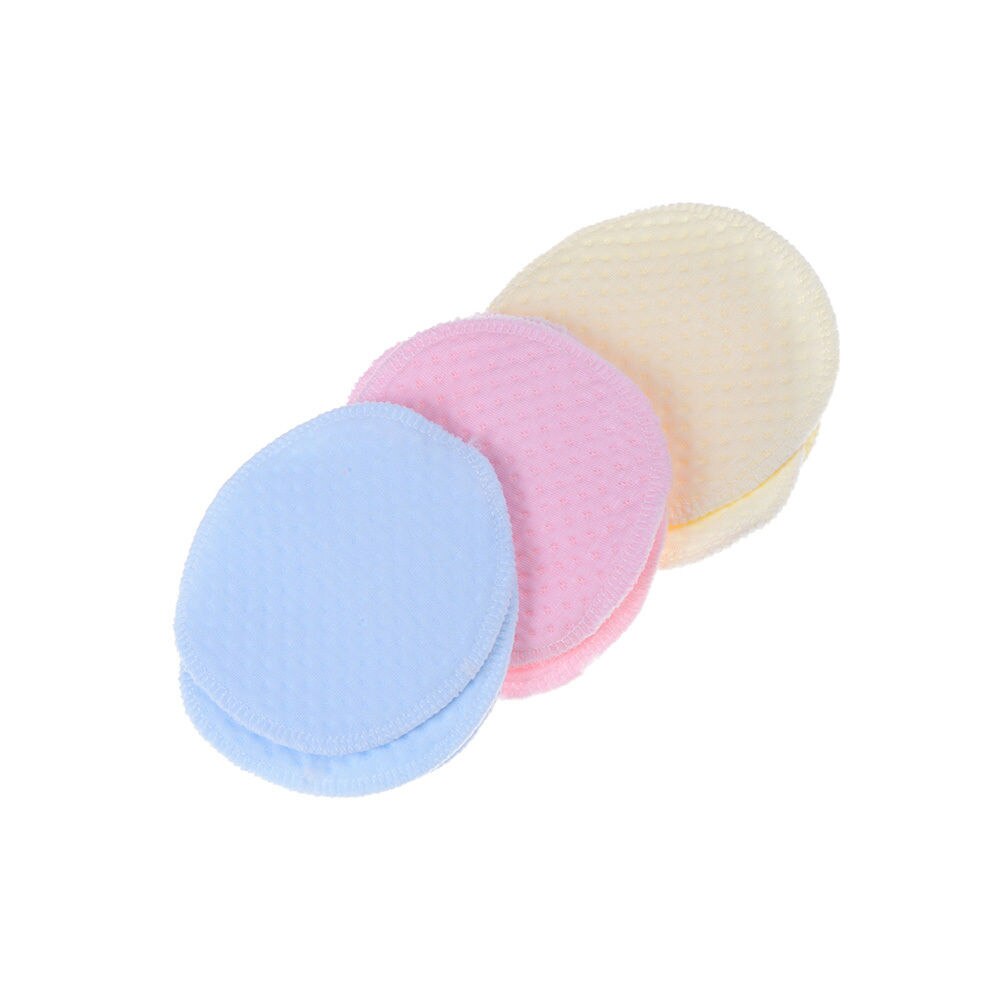 6Stck wiederverwendbar waschbar Sanft Baumwolle Saugfähigen Mama murmeln Baby Brust Fütterung Pflege Pads Bh Einsätze Lieferungen Zufällige farbe: Ursprünglich Titel