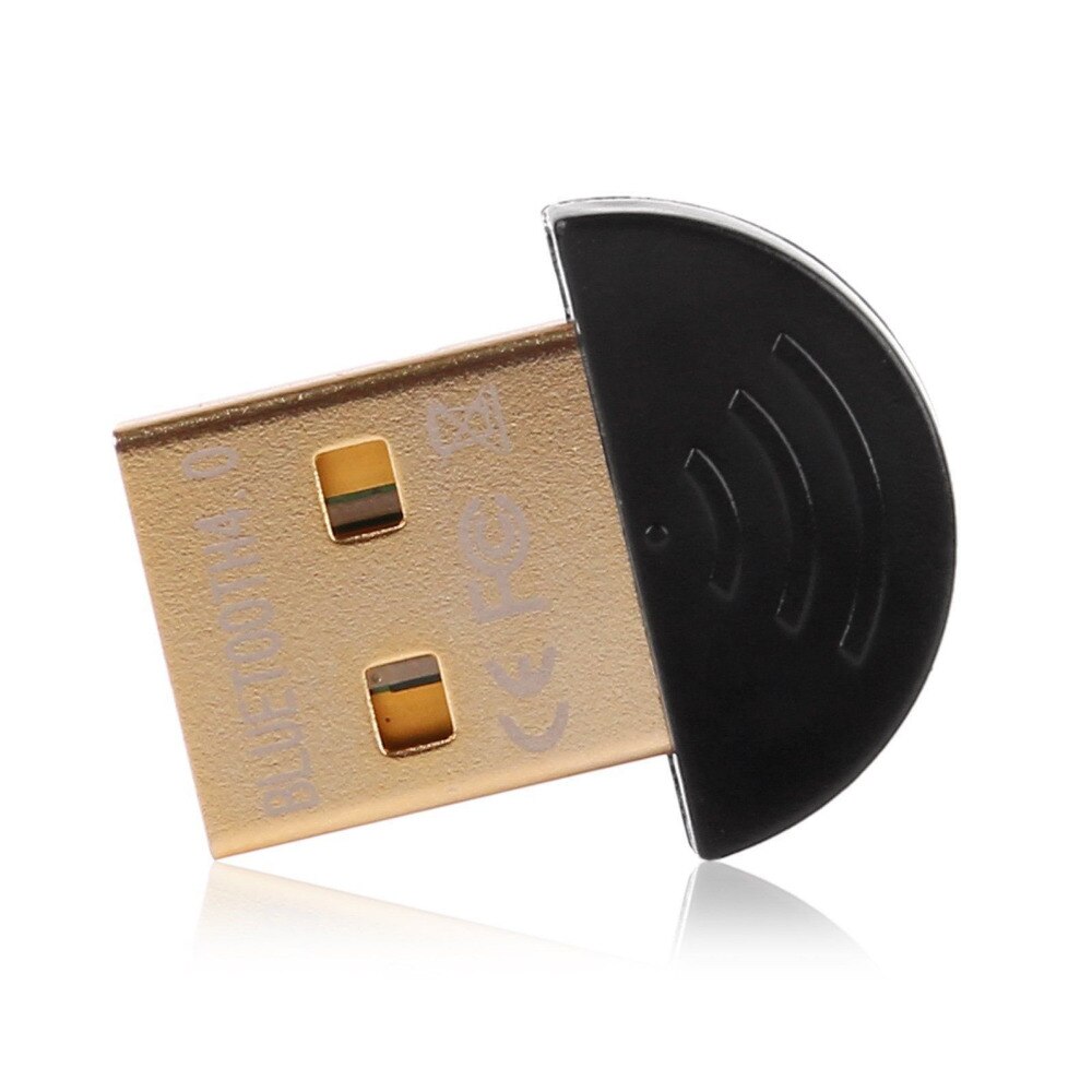 Mini adaptador Dongle USB con Bluetooth V4.0, Dongle inalámbrico de modo Dual CSR 4,0 para ordenador portátil, PC, Win Xp, teléfono Win7/8