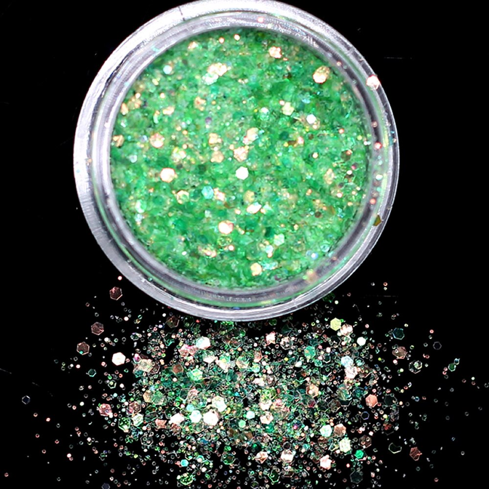 1 stk lyseblå farve neglesten ab farve rhinestone uregelmæssige perler manicure til negle kunst dekorationer krystaller: 7